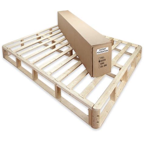 Alwyn Home Wooden Box Spring / foundation for Mattress 